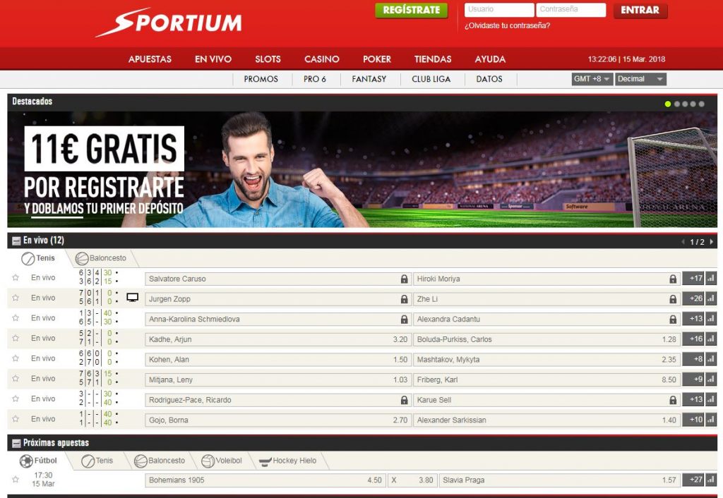 Sportium ได้รับใบอนุญาตการเล่นเกมออนไลน์อันดับที่ 9 ของโคลัมเบีย